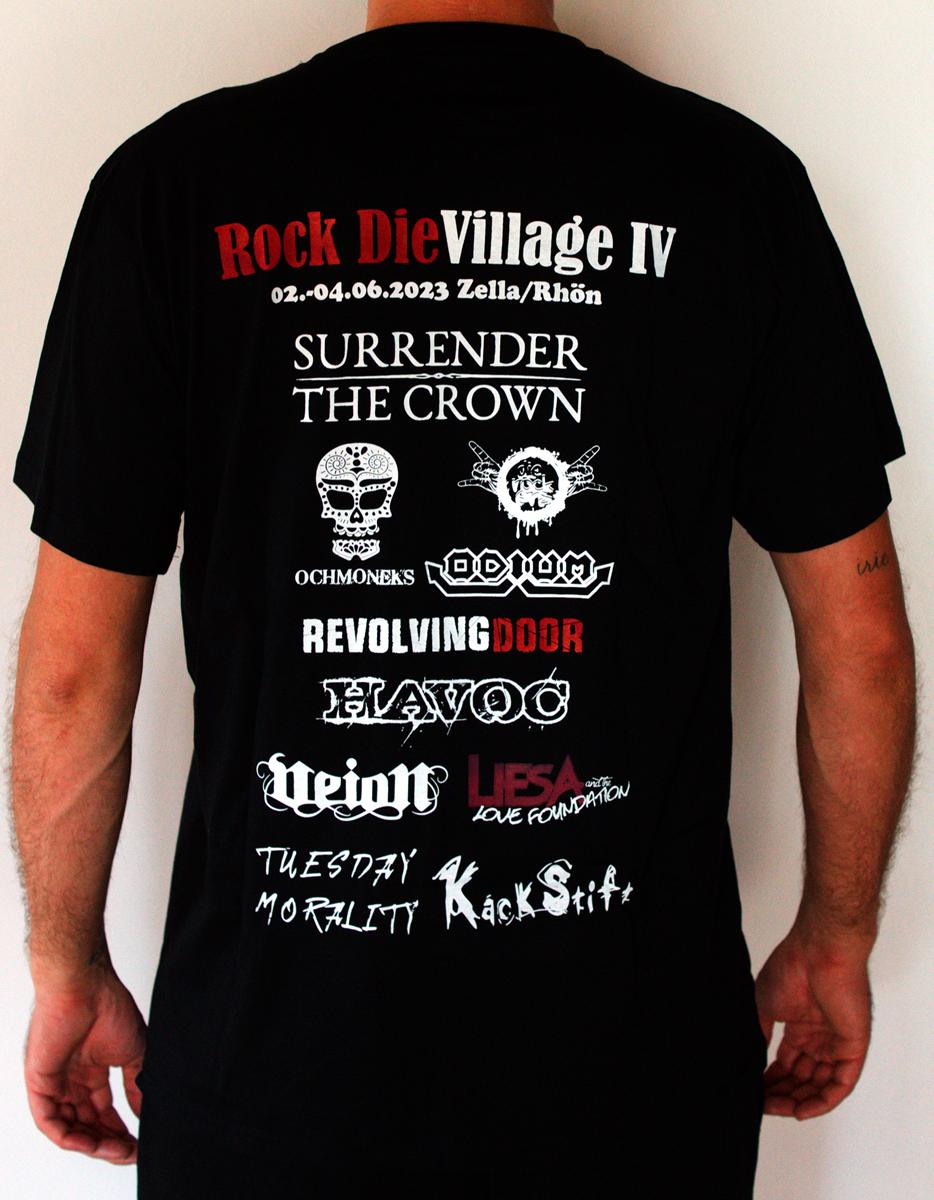 Rock DieVillage IV 2023 - Festival-Shirt – Bild 3